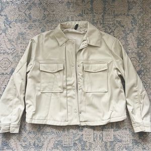 H&M Faux-Leather Jacket